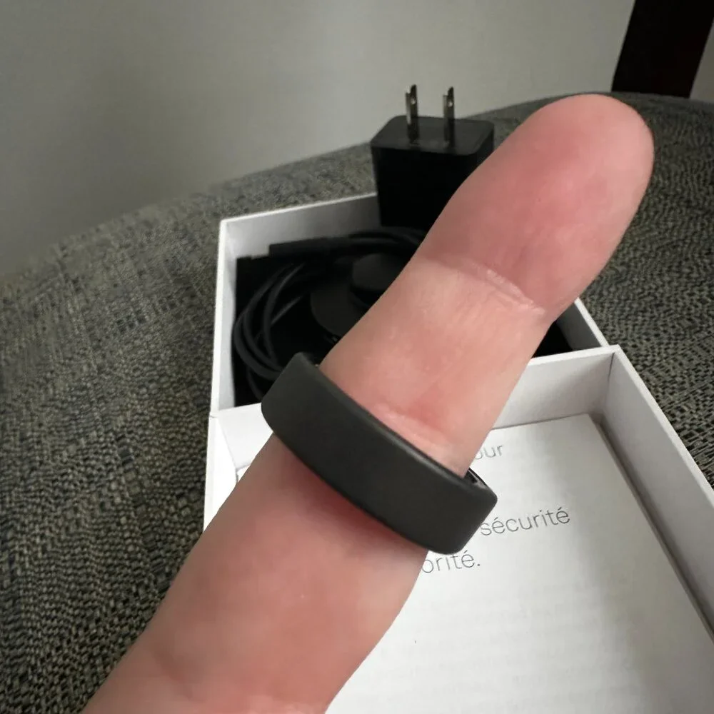 Oura Ring Gen3 – Heritage Stealth – Size 12 – $350 Retail – Worn Twice